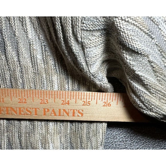 VTG 90s Croft & Barrow Men’s Sweater XL 3D Textured Knit Earth Tones Coogi Style - Picture 6 of 7